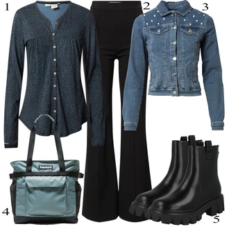 Zimske Outfiti Bombaž mit Bluza in Tunika Ragwear "Zimska oblačila"