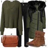 Černé Only Zimní Kabáty Outfity image