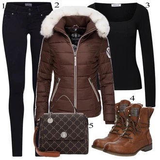 outfit mit Črna/Rdeča Navahoo "zimska oblačila"