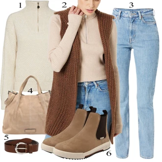 outfit mit Svetlo modra weekday "Oblačila za jesen"