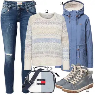 outfit mit Gang "Oblačila za jesen"