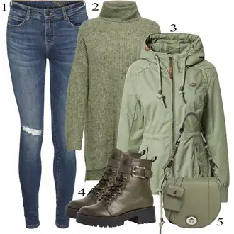 Outfity na zimu s Šedá Doplňek/Taška/Taška Na Rameno/Malá Taška ESPRIT "Zimní Outfit"