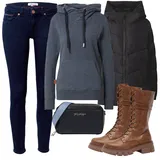 Outfity s červenými kozačkami nad kolena image