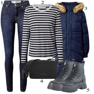 outfit mit Črna Buffalo "zimska oblačila"