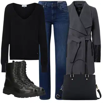 Outfity na zimu s Tmavě modrá ESPRIT "Zimní outfity"