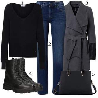 Zimske Outfiti mit Tom Tailor "Zimska oblačila"