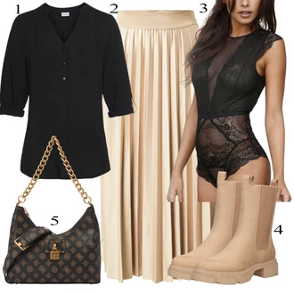 Outfit s Růžová Dockers by Gerli "Zimní Outfit"