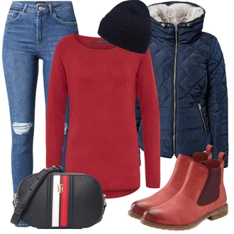 Outfit sa Šešir Ecoalf "Zimski ugođaj"