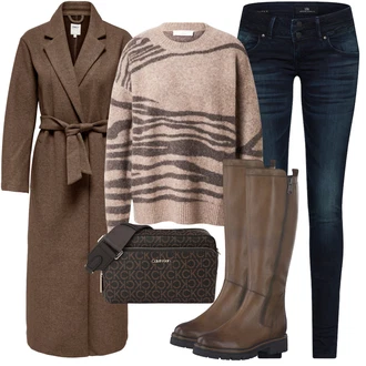 Dlouhé Outfit s Modrá/Bílá/Hnědá/Tmavě modrá/Světle modrá Kožená bunda/Push up Džín/Kožená Pánská Bund/Termální Džíny/Kožené Boty LTB "Teplé zimní oblečení"