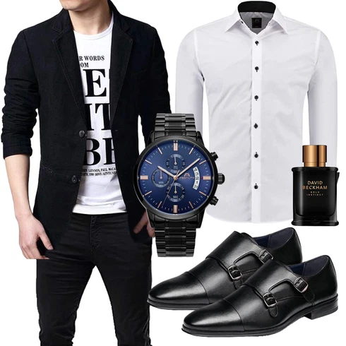 Weiß Accessoire J'S FASHION kombinieren