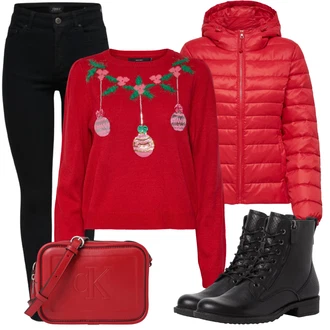 Kombinacije za zimu sa Crna/Bijela Traperice Kožna Jakna/Termo Traperice/Bikerske Traperice/Traperice Slim Kroja/Traperica Niskog Struka/Zimska jakna/Kožne Cipele/Push-up Traperice Only "Cool zimski outfit"