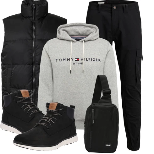 Grau Große Größe Sweatmode/Vintage Hoodie/Sport Hoodie/Hoodie/Ausgefallener Hoodie/Sport Sweatshirt/Unisex Hoodie/Kapuzenpullover/Damen Pullover Tommy Hilfiger kombinieren mit Grau Sweatmode/Vintage Hoodie/Sport Hoodie/Hoodie/Ausgefallener Hoodie/Sport Sweatshirt/Unisex Hoodie/Kapuzenpullover/Damen Pullover Tommy Hilfiger