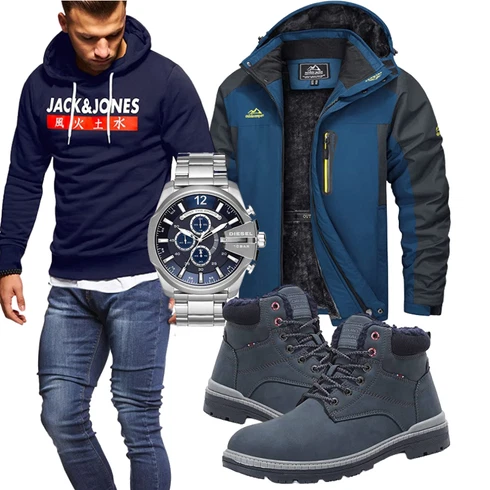 Blau/HellBlau/DunkelBlau/Pastell Wasserdichte Jacke/Langlaufjacke/Skijacke/Trekkingjacke/Wanderjacke/Outdoorjacke/Segeljacke TACVASEN kombinieren