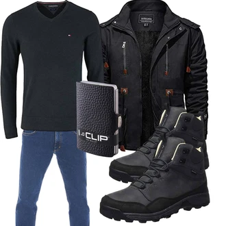 Winter Outfits Culotte mit Blau Unkategorisiert Wrangler "Cooles Winter Outfit"