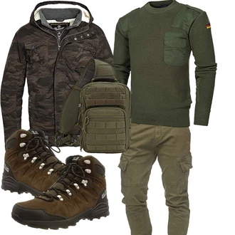 Outfit mit Schwarz Unkategorisiert Jack Wolfskin "Cooles Winter Outfit"