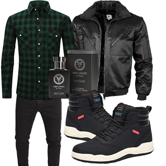 Winter Outfits Kuschel mit Schwarz PADOLA "Cooles Winter Outfit"