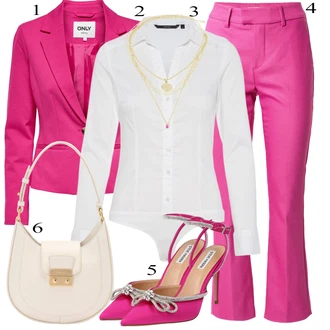 Outfit sa Pink Obuća Steve Madden "Tvoj otmjeni outfit"
