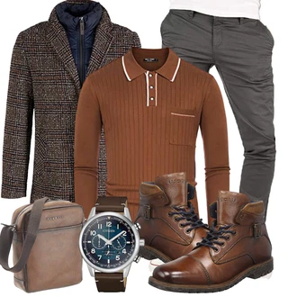 Winter Outfits Groß mit Rot Unkategorisiert PJ PAUL JONES "Elegantes Winter Outfit"