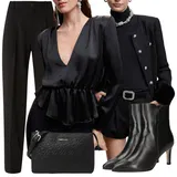 Klasická Saka s umělou kožešinou Outfity image