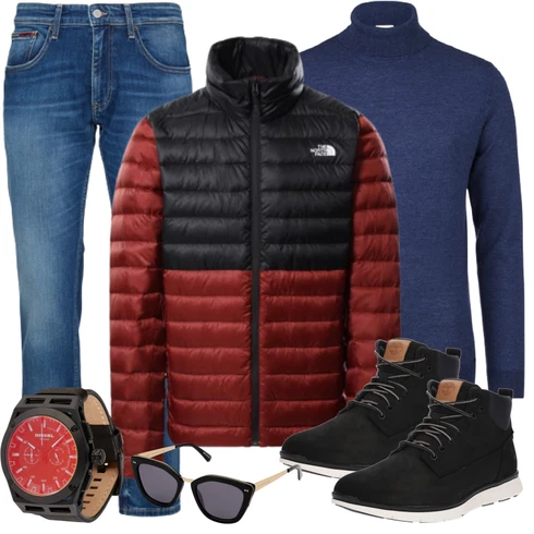 spitze Schwarz Winter Stiefelette/Klassischer Stiefel/Winterschuh/Gefütterte Stiefelette/Schnürschuh/Flache Stiefelette/Wasserfester Schuh/SchnürStiefelette/Winter Sneaker Timberland kombinieren