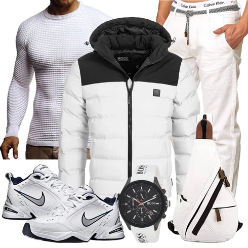 Winter Parka Indicode kombinieren mit Grau Trachtenmode Nike