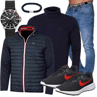 ohne Verschluss Outfit mit Grau Unkategorisiert Calvin Klein "Freizeit Outfit"