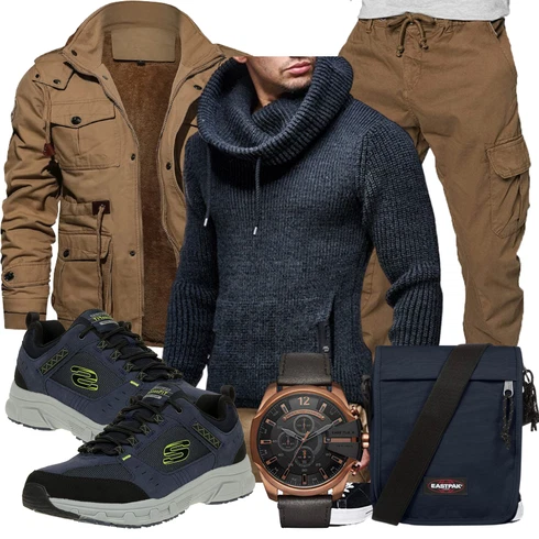 Rot Jacke Winter Parka TACVASEN kombinieren