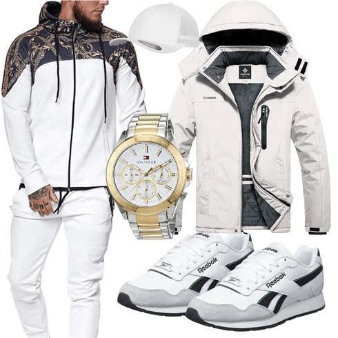 Unkategorisiert/Winter Parka/Regenjacke GEMYSE kombinieren mit Grau Schuh Tommy Hilfiger