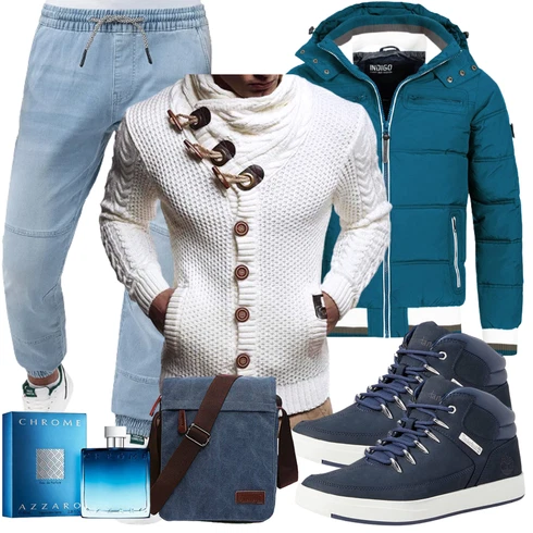 Grau Winter Parka Leif Nelson kombinieren