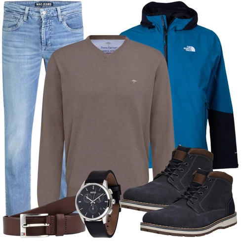 Grau Jeans/Schlaghose MAC kombinieren