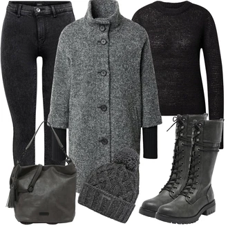 Krátká/mini Outfit "Módní zimní Outfit"