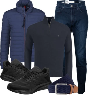 Winter Outfits mit Blau Jeans Brax "Outfit für den Winter"