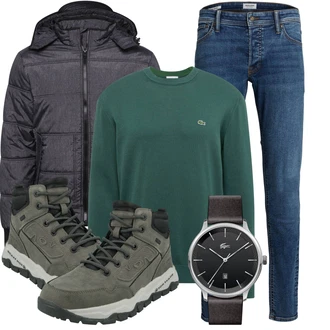 Outfit mit Grau Stiefel Tom Tailor "Outfit für den Winter"