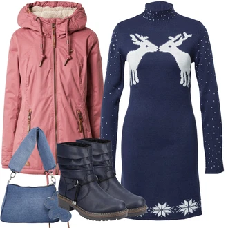 Outfity na zimu s Béžová Móda Pro Plnoštíhlou/Funkční Vest Ragwear "Outfity na zimu"