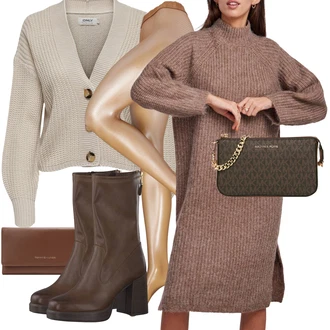 Outfit s Punčocháče Wolford "Outfity na zimu"