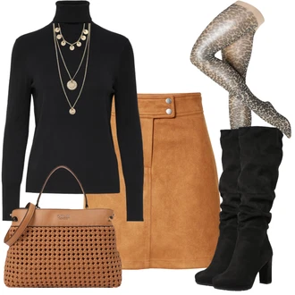 Outfity na zimu Zvířecí potisk s Punčocháče Only "Outfity na zimu"