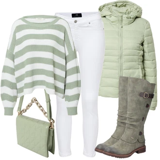 Outfity na zimu Slavnostní s Zelená/Světle zelená Bagetová taška/Taška/Klasická Taška Přes Rameno/Dopisová peněženka/Malá Taška/Brašna/Sportovní Taška Přes Rameno Dorothy Perkins "Outfity na zimu"Look: Rad, Šik, Klasické, Elegantní, Cool, Slavnostní, Moderní, Old Money
