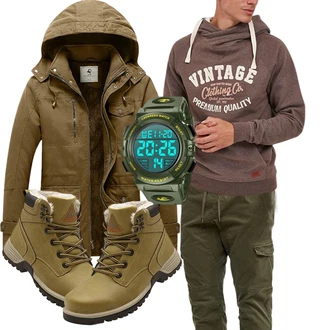 Winter Outfits Kuschel mit Dunkelgrün Unkategorisiert Mishansha "Perfekt für den Winter"