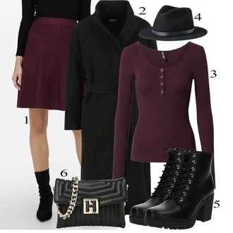 S zakovicama Outfit sa Crna Poslovna Obuća/Cipela s ručnikom/kožena cipela/Čizmica Chelsea Gležnjača/Motociklistička čizma About You "Tvoj otmjeni outfit"