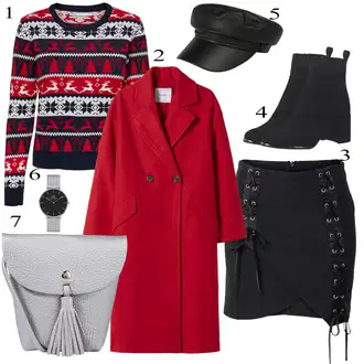 Kombinacije za zimu Gotički sa Crna/Tamnoplava katy perry exclusive for about you "zimski outifit"Look: Rap, Gotički, Disko, Pomorski, Techno, Preodjeven