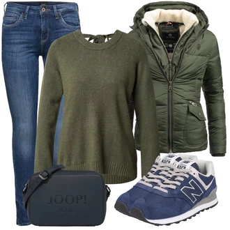 Outfit sa Plava Tenisica New Balance "Trendi zimski outfit"