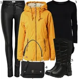 Černé Tommy Hilfiger Zimní Kabáty Outfity image