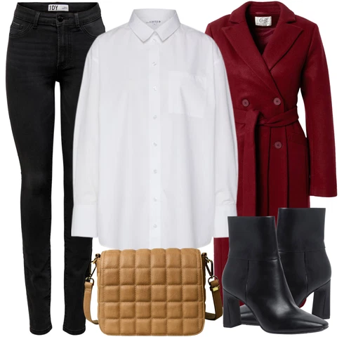 Kombinace Šedá/Krémová/Bílá Halenkové Body/Žehlení odolná blůza/Blůza s nášivkou na lokti/Blůza s knoflíčkem/Halenka se Stojatým Límcem/Businessová Halenka/Lněná Halenka/Dlouhá Halenka/Halenka s Dlouhým Rukávem/Oversize Halenka/Oversize Muselínová Blůza/Slip-on Halenka Edited