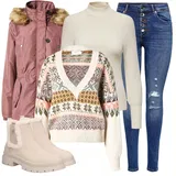 Gumové Kotníkové Boty s Umělou kožešinou Outfity image