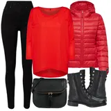 Outfity s černými high waist džíny G-Star Raw image