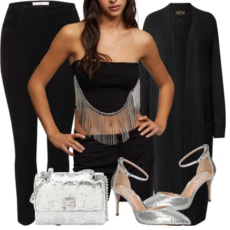Outfit s Černá Herrlicher "Zimní Outfit"
