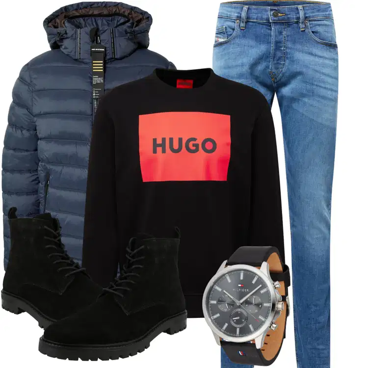 Winterlicher Look