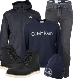 Outfit mit Schwarz The North Face "Winterlicher Look"