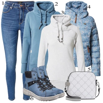 Kombinacije za zimu sa Siva Majica Bez Rukava/Trenirka/Trenirka/Dodatak/Dukserica Ragwear "Tvoj otmjeni outfit"