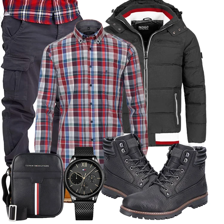 Winterlicher Look